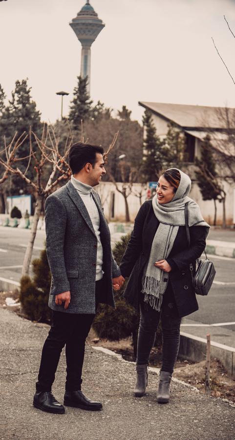 ژست عکس طبیعت / فضای باز