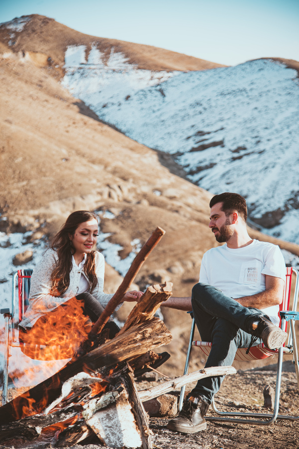 ژست عکس طبیعت / فضای باز