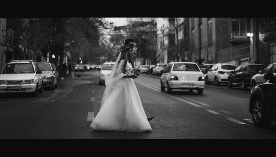 ژست عکس عروس و داماد