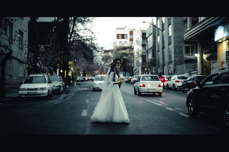 ژست عکس عروس و داماد