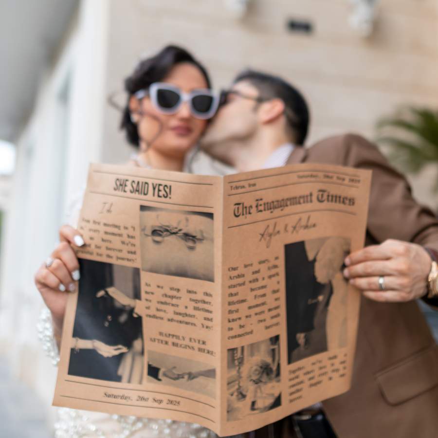 نمونه کار عقد، عروسی و فرمالیته