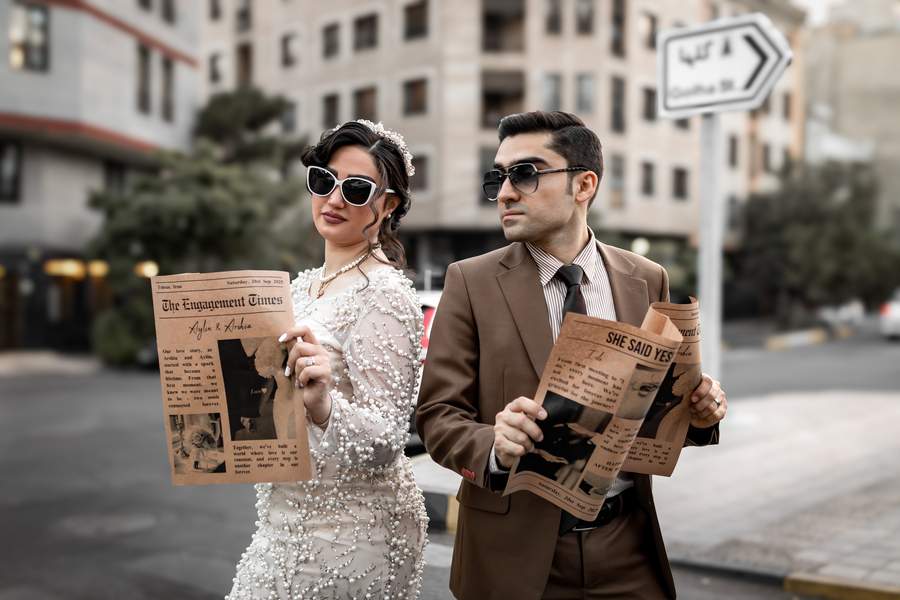 نمونه کار عقد، عروسی و فرمالیته