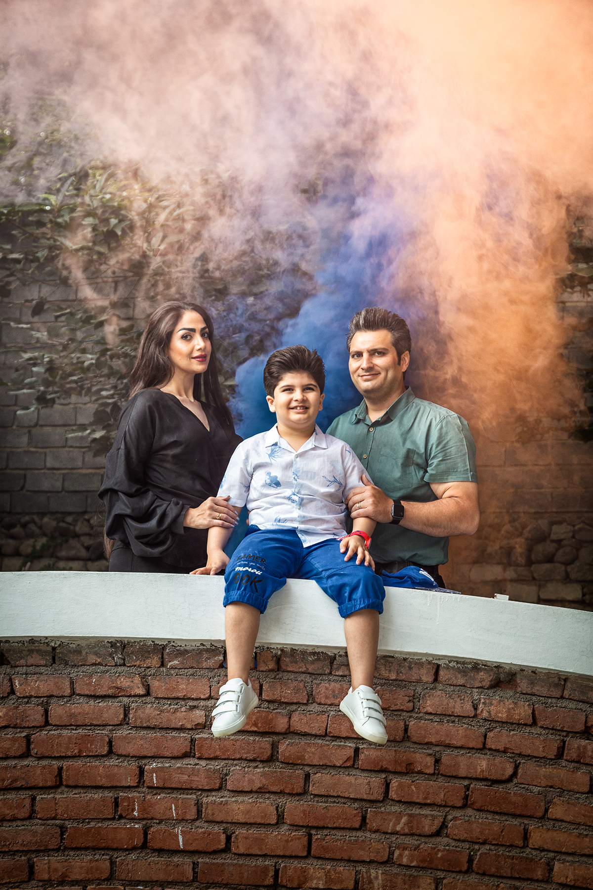 ژست عکس خانوادگی