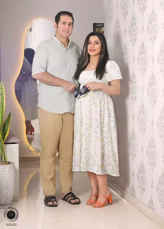 عکاسی بارداری از نیلوفر صفرخانی