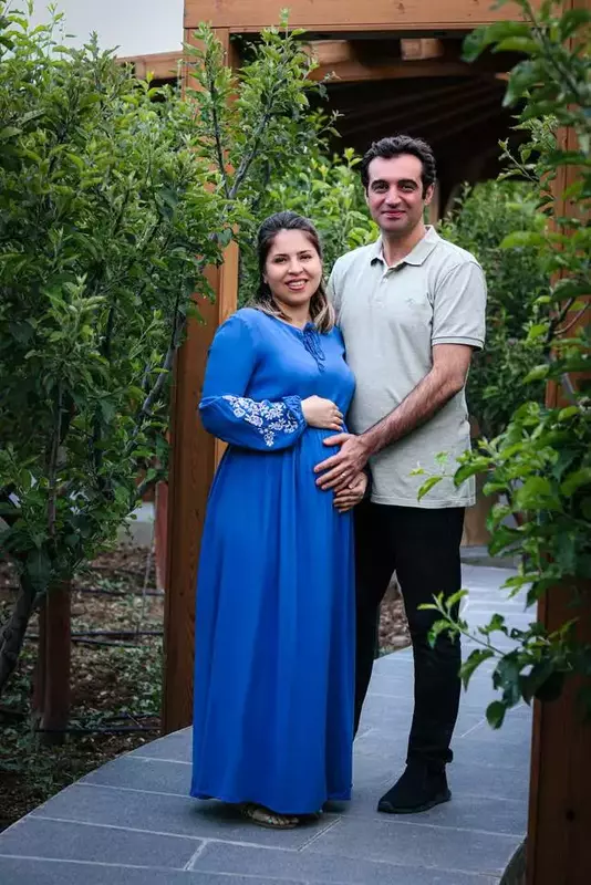 عکاسی بارداری از مهرو باقری