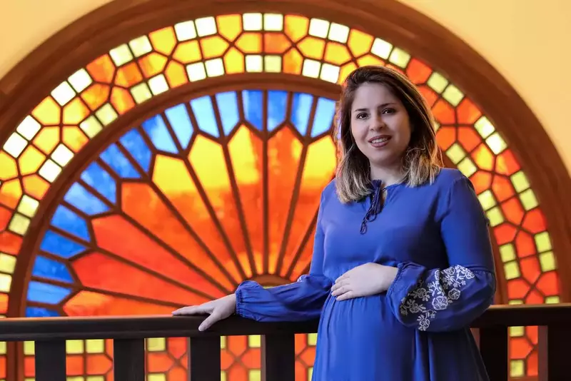 عکاسی بارداری از مهرو باقری