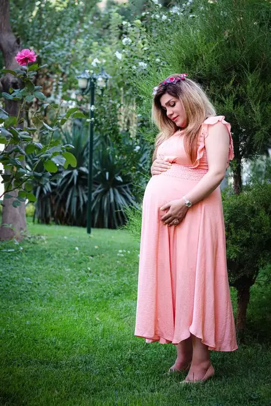 عکاسی بارداری از مهرو باقری