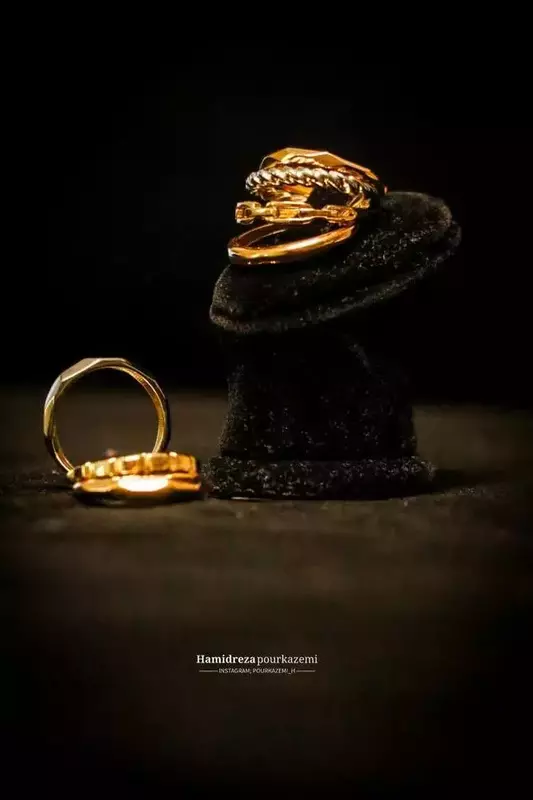 عکاسی طلا و جواهر از حمیدرضا پورکاظمی
