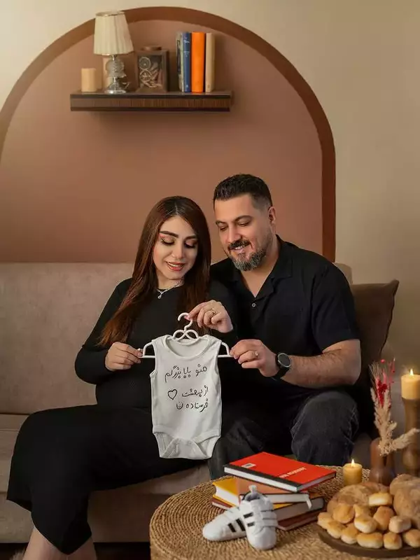 عکاسی بارداری از فرزانه  میرشفیعی