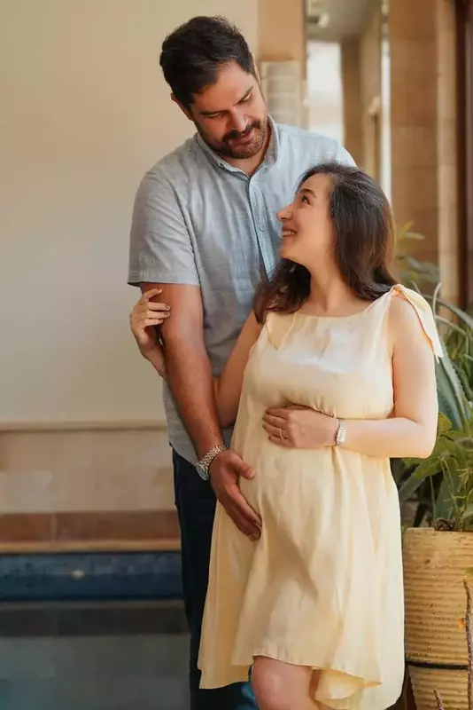 عکاسی بارداری از افسانه مرادی