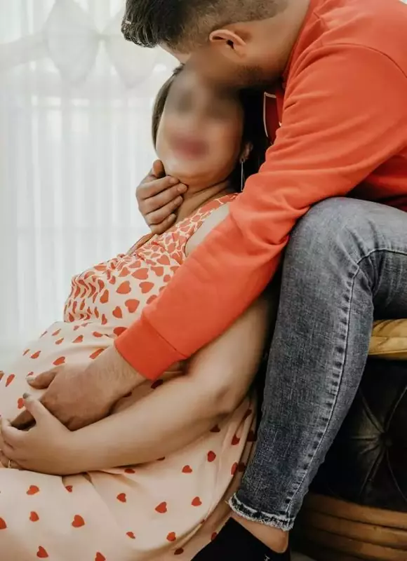 عکاسی بارداری از حمیده محسنیان