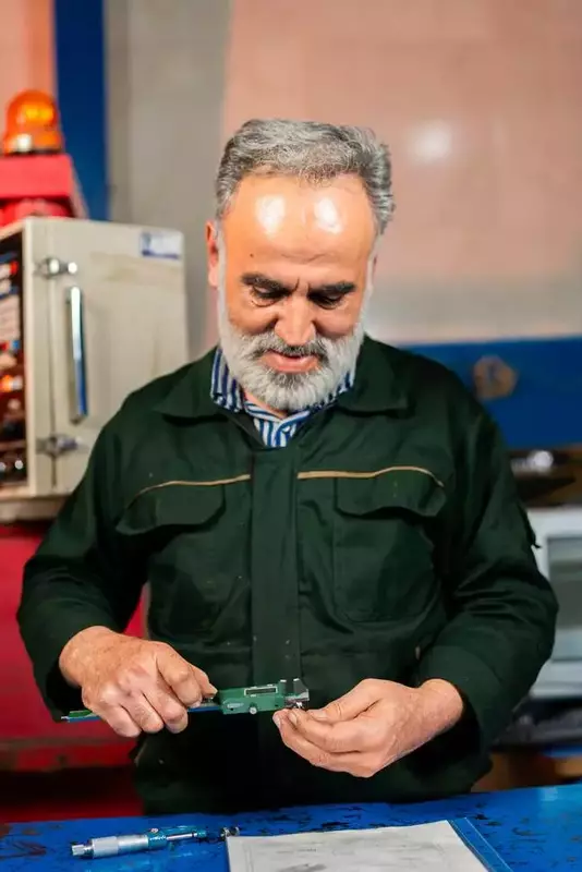 عکاسی خط تولید از سجاد سلطان زاده