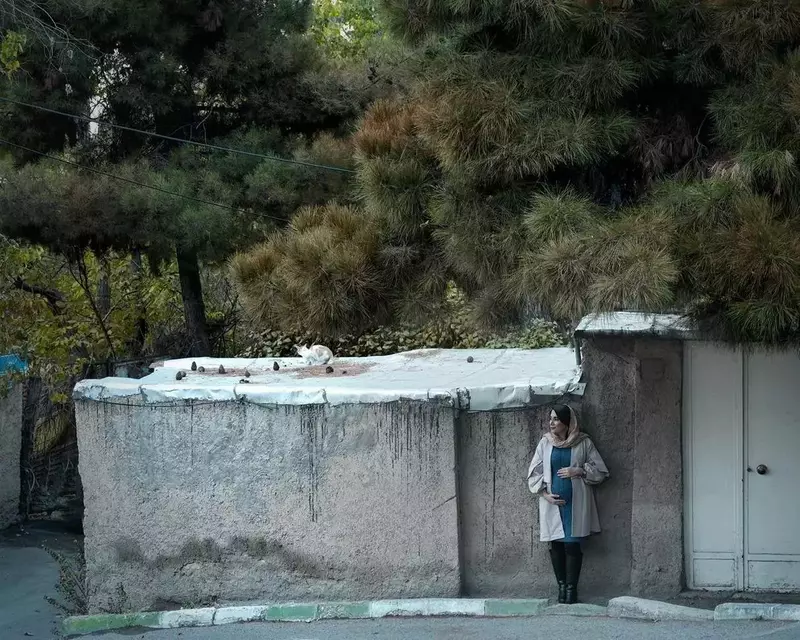 عکاسی بارداری از فاطمه بزم بر