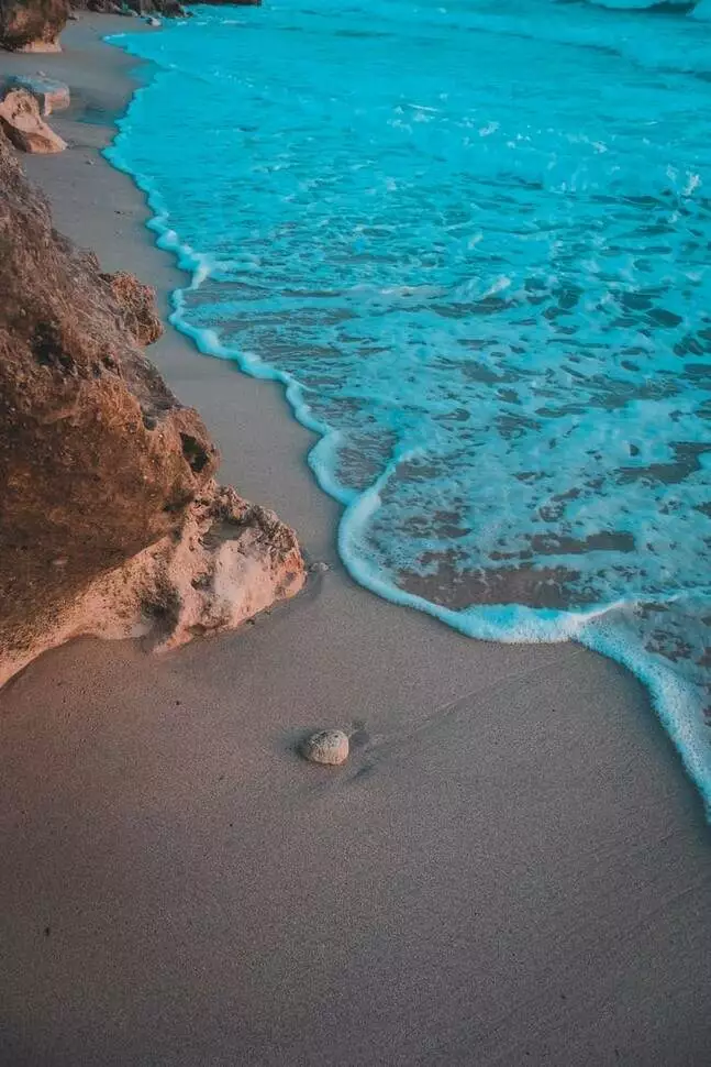 عکس ساحل مرجانی کیش