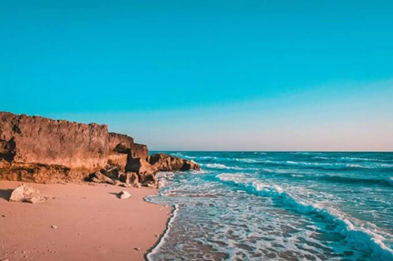 عکس ساحل مرجانی کیش
