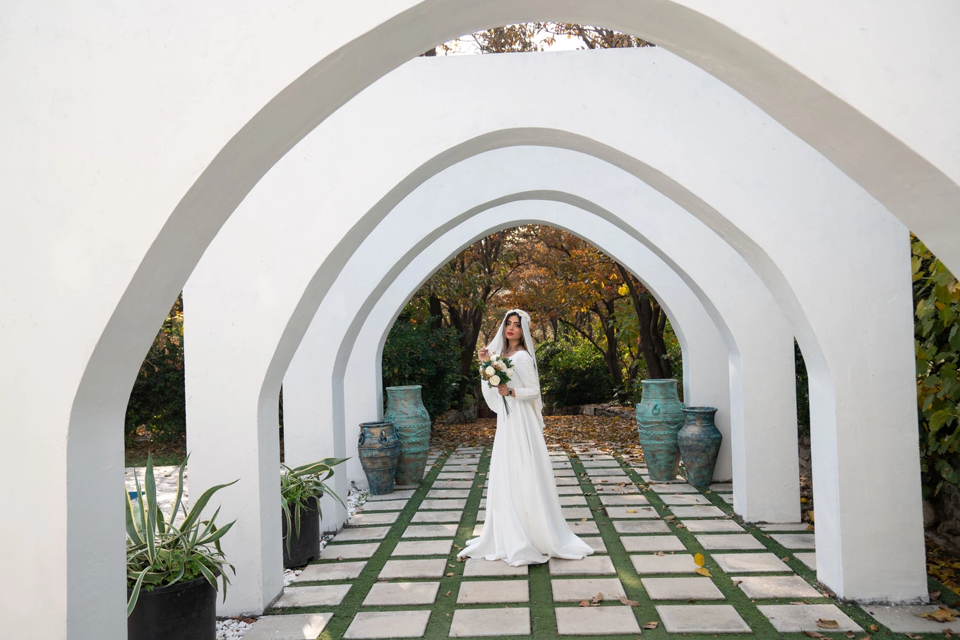 عکس باغ عمارت ویدا