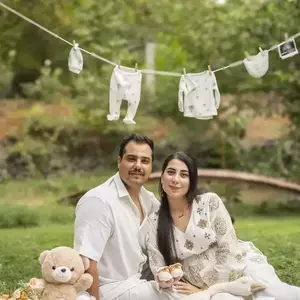 عکس جشن تعیین جنسیت در فضای باز