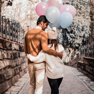 عکس جشن تعیین جنسیت پاییزی در فضای باز