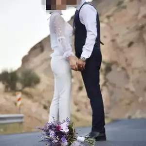 عکاسی فرمالیته عروس در فضای باز