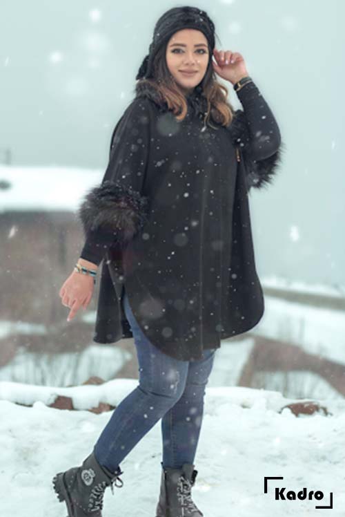 عکس خفن ژست عکاسی در برف اینستاگرام