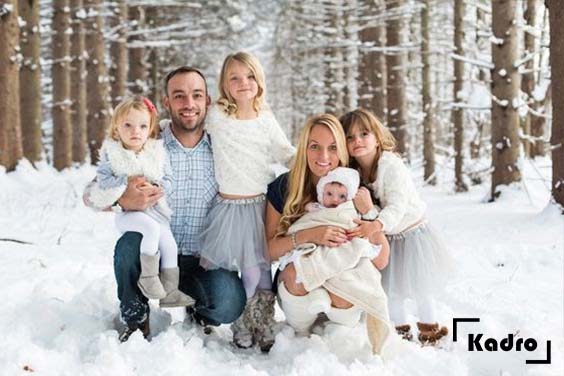 عکس خفن ژست عکاسی در برف اینستاگرام