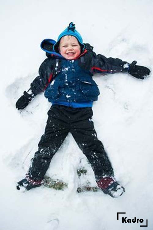 عکس خفن ژست عکاسی در برف اینستاگرام