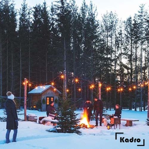 عکس خفن ژست عکاسی در برف اینستاگرام