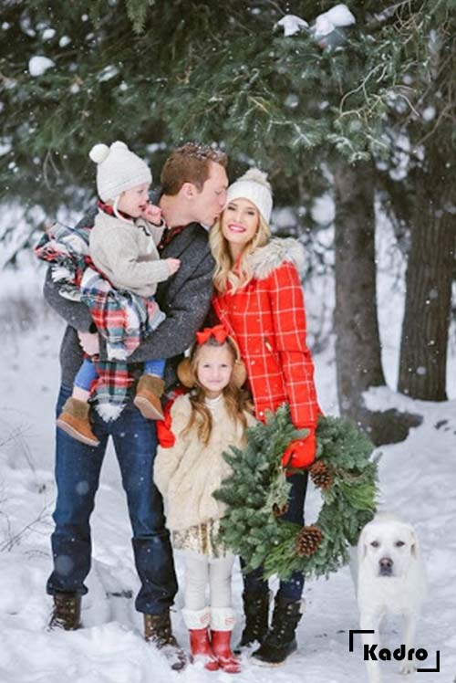 عکس زمستانی خانوادگی